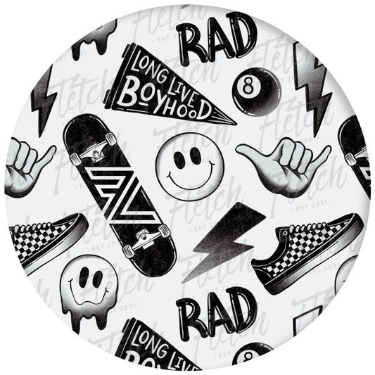 Raised Rad Twin Sheet Set