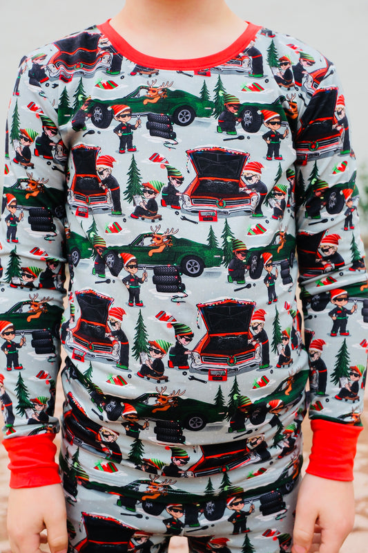 Santa's Workshop 2 Piece Pajama Set