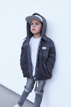 Charcoal Puffer Jacket