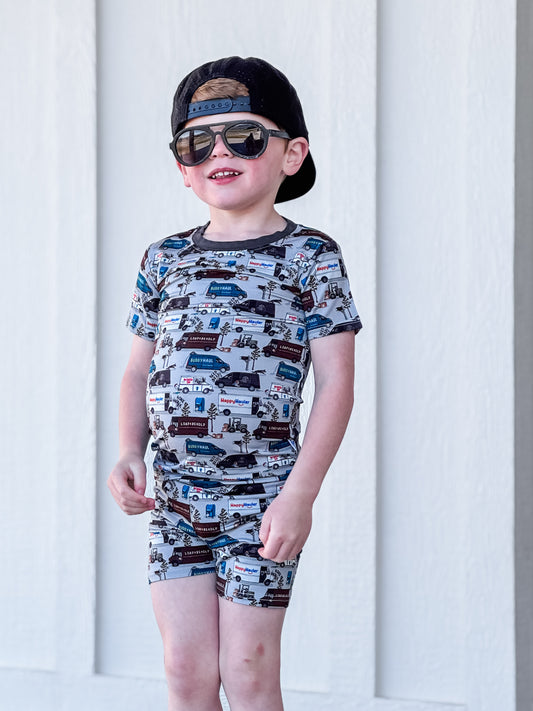 Load N Behold 2-Piece Pajama Shorts Set