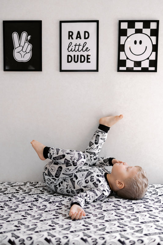 Raised Rad Twin Sheet Set