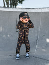 Skateboarding Pizza Baby Bib