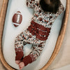 Game Day Blooms Ruffle Footie Snoozer