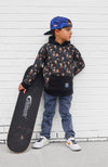 Skateboarding Pizza Pullover Hoodie