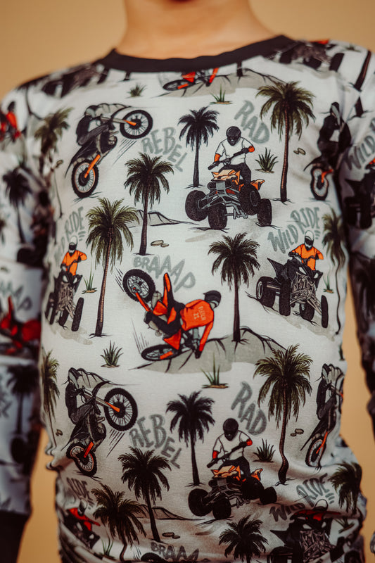 Offroad Rebels 2 Piece Pajama Set