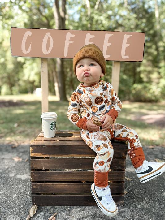 Mama's Coffee Date Bib