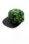 Neon Camo Waterproof Snapback