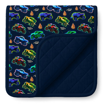 Neon Crush Quilted Blanket