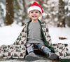 Construction Christmas Blanket