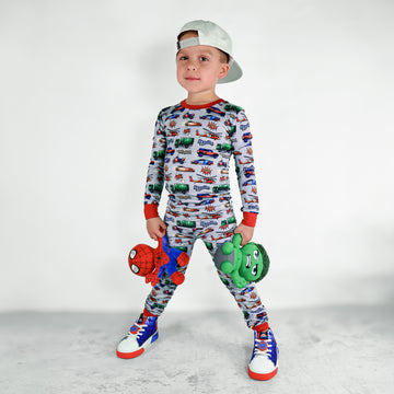 Supercharged 2 Piece Pajama Set