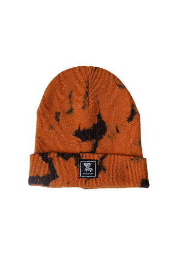 Orange Tie Dye Beanie