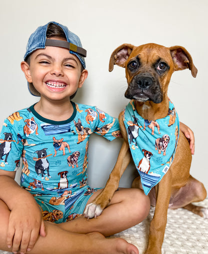 Scruffy To Fluffy 2 Piece Shorts Set