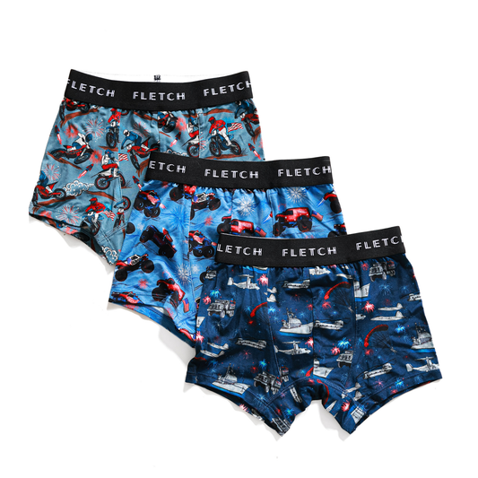Red, White, and Boom Boxer Brief Set
