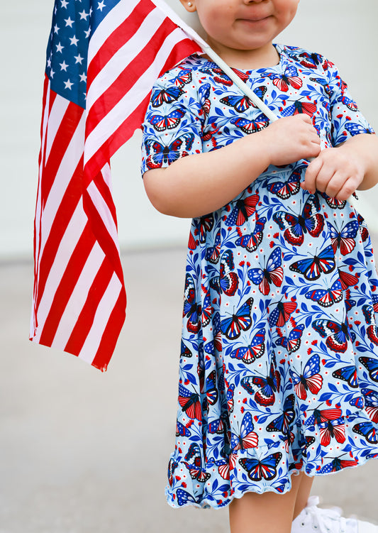 Liberty Wings Twirl Dress