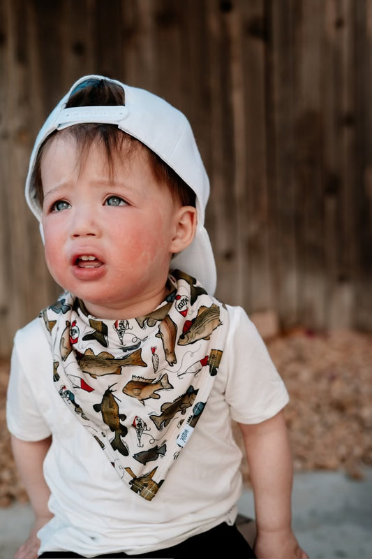 Wishin I Was Fishin Bib