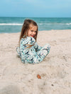 Seafoam Sparkle 2 Piece Pajama Set