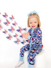 Liberty Wings Ruffle Snoozer