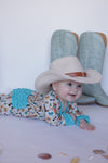 Coastal Cowgirl Ruffle Snoozer