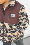 Brown Camo Sherpa