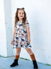 Flutter Shortsleeve Twirl Dress