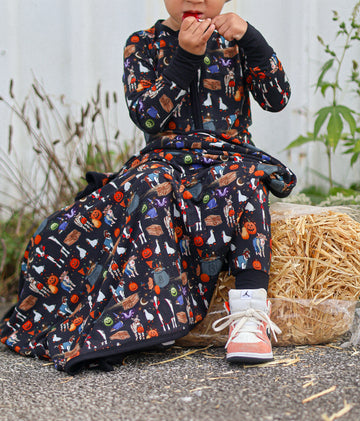 Halloween Farm Junior Bamboo Blanket