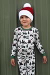 Construction Christmas 2 Piece Pajama Set