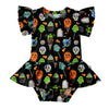 Candy Rush Short Sleeve Bodysuit Twirl Dress