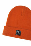 Orange solid Knit Beanie