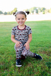Game Day Blooms 2 Piece Pajama Set (Short Sleeve/Pants)