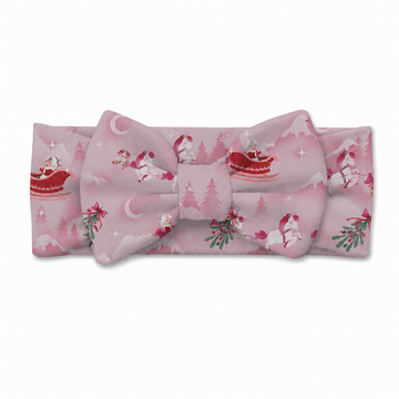 Sparkle and Sleigh Baby Bow Headwrap