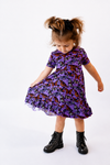 Twilight Wings Short Sleeve Twirl Dress