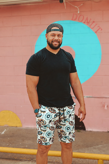Donuts With Dad Adult Mens Shorts