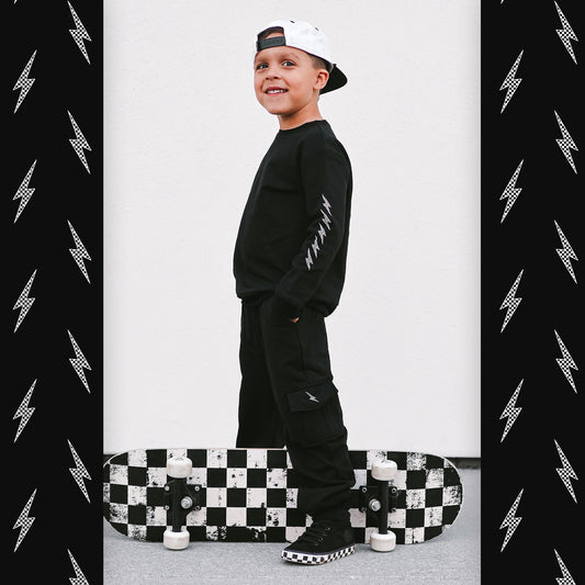 Checked Out Pullover & Jogger Set