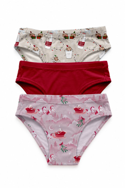 Christmas Girls Underwear Pack