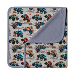 Coastal Chaos Bamboo Blanket