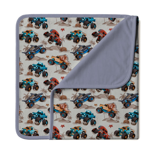 Coastal Chaos Bamboo Blanket