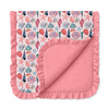 Cute as Shell Ruffle Blanket