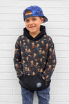 Skateboarding Pizza Pullover Hoodie