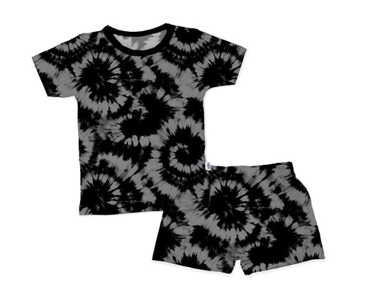 To Dye For Gray 2 Piece Shorts Set