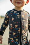 Skateboarding Pizza One-Piece Sleeper - Snoozer