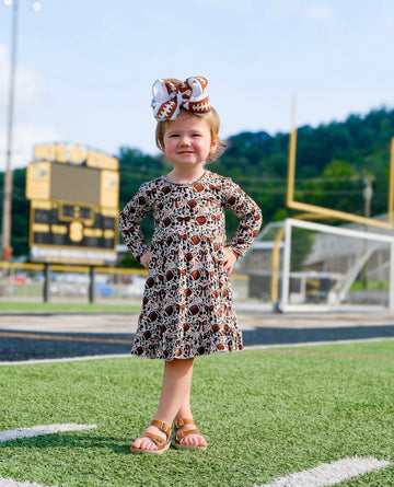 Game Day Blooms Twirl Dress