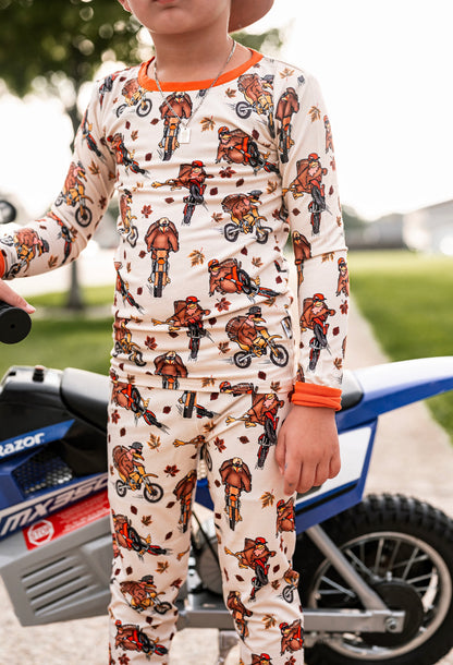 Wild Turkey 2 Piece Pajama Set