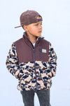 Brown Camo Sherpa