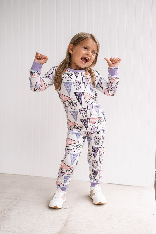 Long Live Girlhood 2 Piece Pajama Set