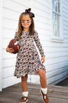 Game Day Blooms Twirl Dress