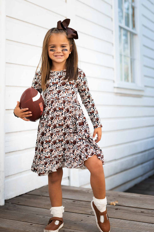 Game Day Blooms Twirl Dress