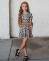 Pretty Wild Short Sleeve Twirl Dress