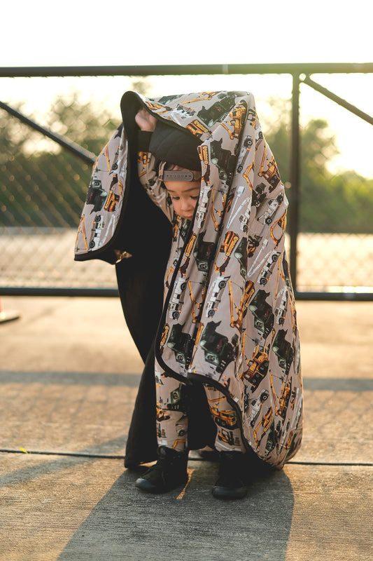 Work Hard, Play Hard Quilted Blanket: Core Collection