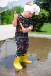 Hen It Pours Short Sleeve Long Pants 2-Piece Set