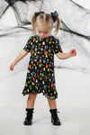 Candy Rush Short Sleeve Twirl Dress